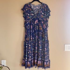Spell & the Gypsy Collective midi flowy floral dress Size XXS